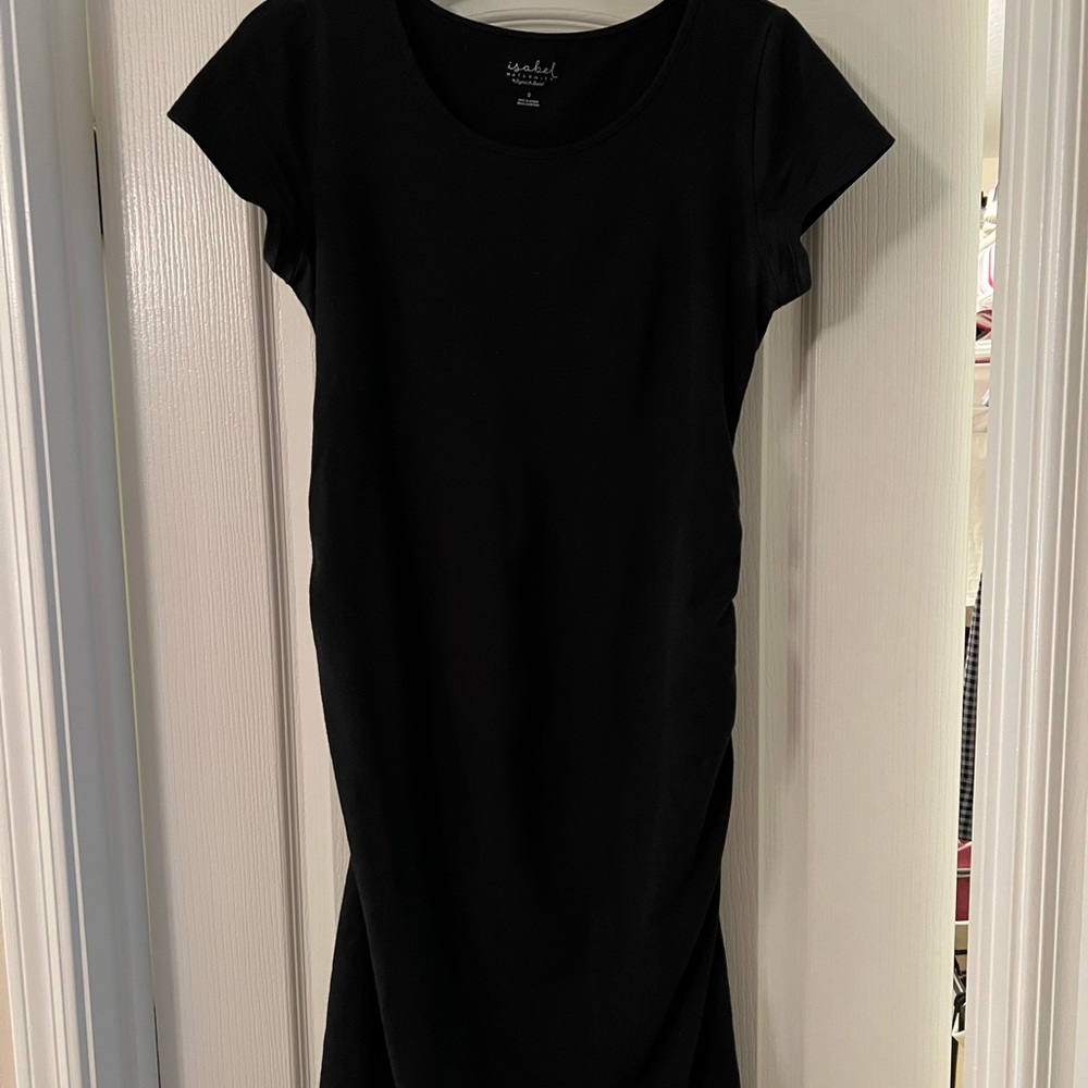 Black maternity dress